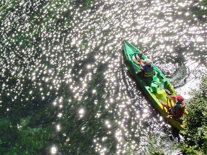 Canoë en Provence